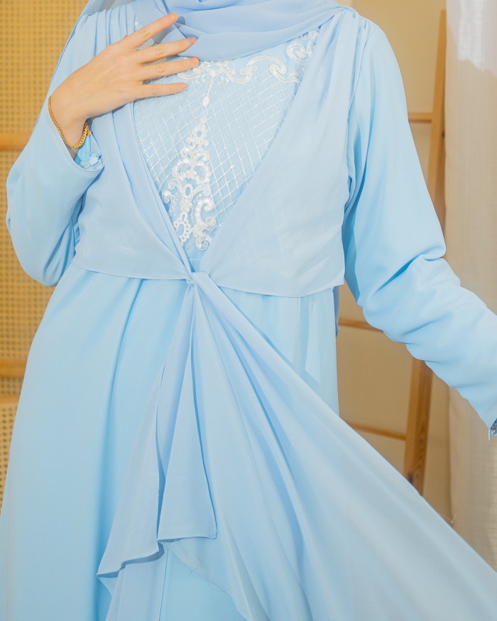 Yashifa Luxe Dress (Baby Blue)